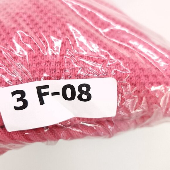 Armani Exchange Tunic Sweater Womens Large Crochet Belted Dress Wide Neck Coral - Picture 15 of 15